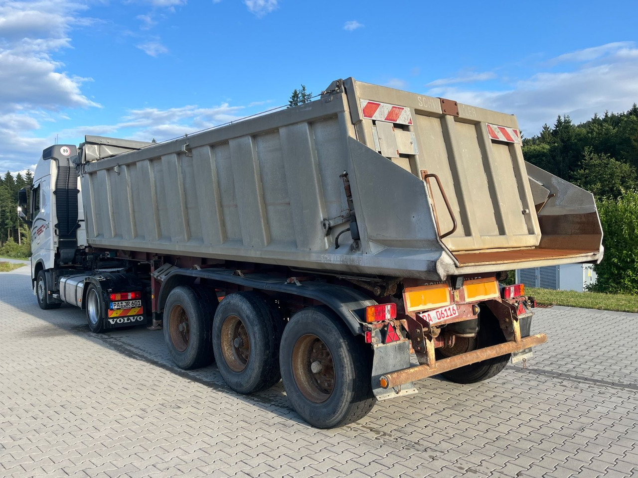 Schwarzmüller 3 Achs Alu Kippmulde Trommelbremse - Tippbil semitrailer: bild 2 Schwarzmüller 3 Achs Alu Kippmulde Trommelbremse - Tippbil semitrailer: bild 2