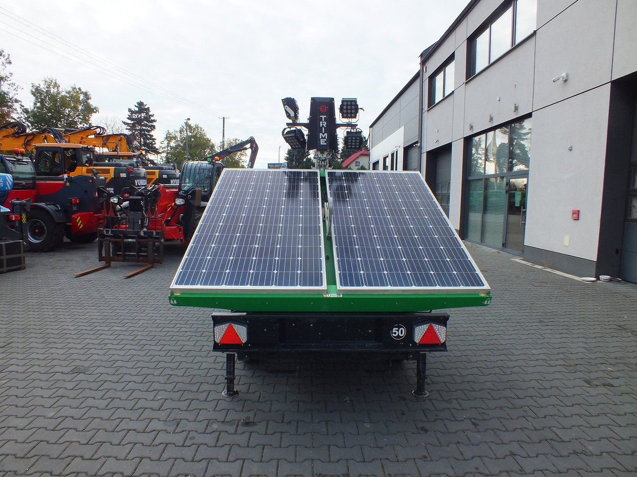 TRIME X-SOLAR - Belysningsmast för Grävmaskin: bild 2 TRIME X-SOLAR - Belysningsmast för Grävmaskin: bild 2