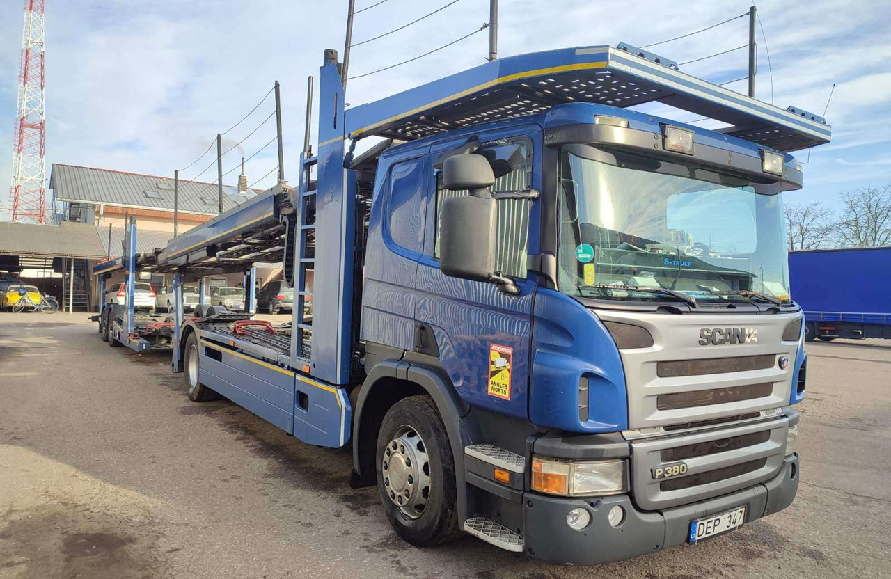 Scania P 380 LB - Biltransportbil lastbil: bild 1 Scania P 380 LB - Biltransportbil lastbil: bild 1