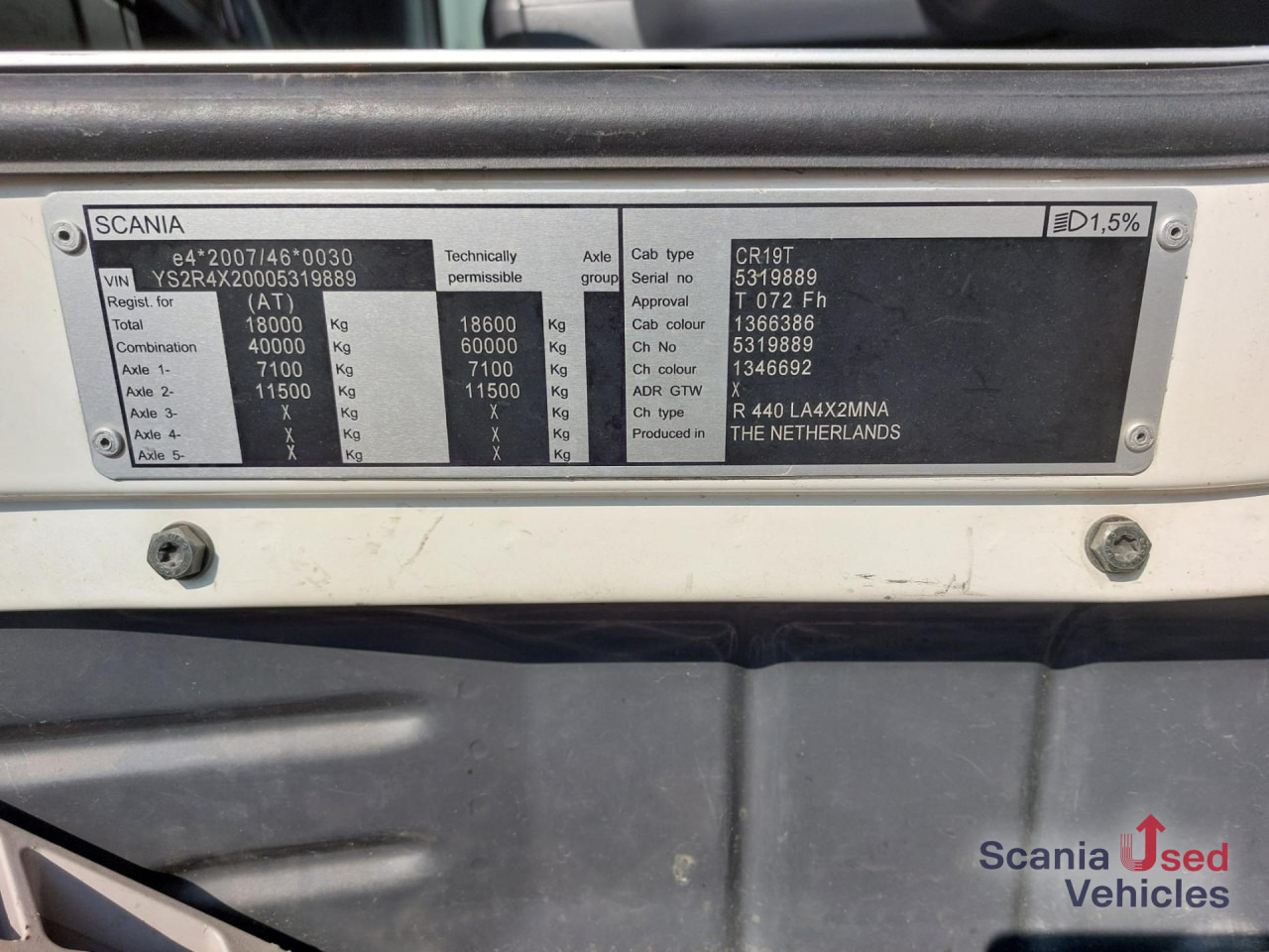 SCANIA R 440 LA4x2MNA E6 Topline - Dragbil: bild 5 SCANIA R 440 LA4x2MNA E6 Topline - Dragbil: bild 5