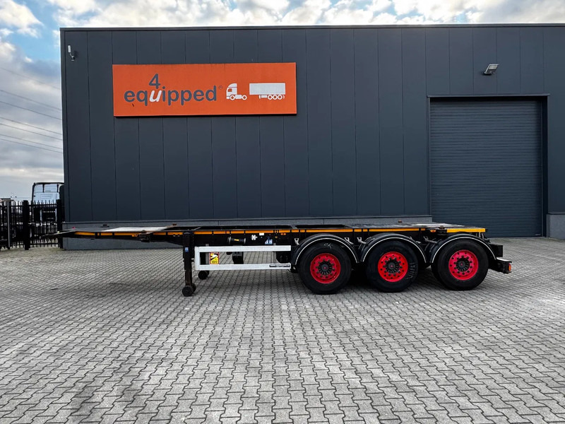 Burg 20FT ADR (EX/II, EX/III, FL, AT) Chassis, Leergewicht : 3.690kg, SAF INTRADISC, 2x Liftachse, NL-Chassis - Containerbil/ Växelflak semitrailer: bild 2 Burg 20FT ADR (EX/II, EX/III, FL, AT) Chassis, Leergewicht : 3.690kg, SAF INTRADISC, 2x Liftachse, NL-Chassis - Containerbil/ Växelflak semitrailer: bild 2