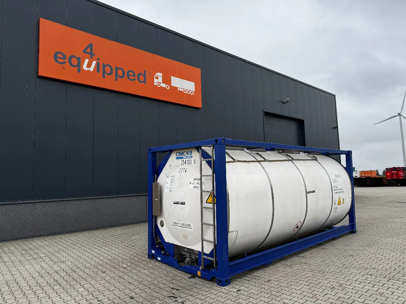 CIMC 20FT ISO, 25.050L / 1-COMP / 3 BAFFELS / T11 / 4 manholes / ADR valid until 04/2027 - Tankcontainer: bild 1 CIMC 20FT ISO, 25.050L / 1-COMP / 3 BAFFELS / T11 / 4 manholes / ADR valid until 04/2027 - Tankcontainer: bild 1
