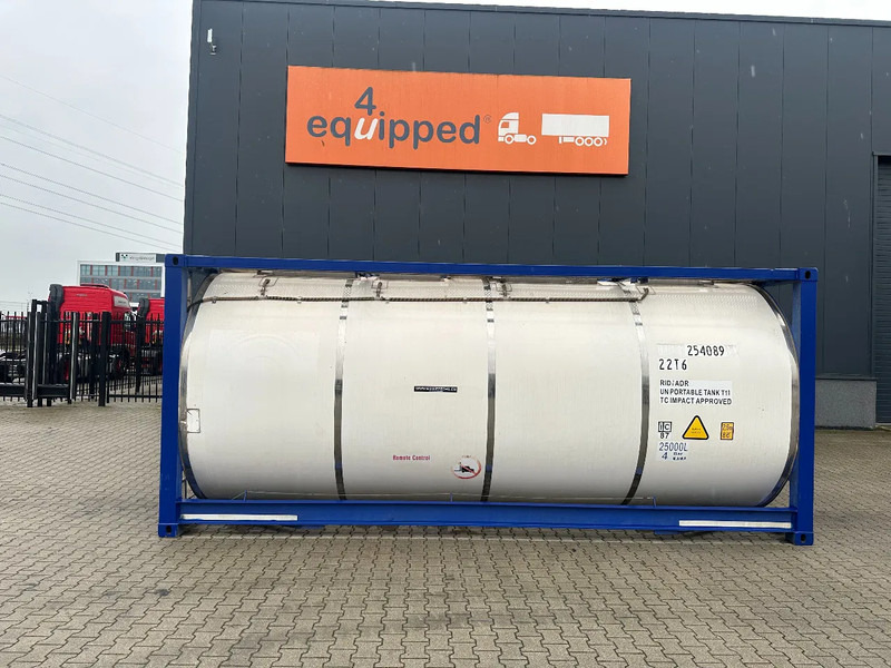 CIMC 20FT ISO, 25.060L / 1-COMP / 3 BAFFELS / T11 / 4 manholes / ADR valid until 10/2027 - Lagringstank: bild 2 CIMC 20FT ISO, 25.060L / 1-COMP / 3 BAFFELS / T11 / 4 manholes / ADR valid until 10/2027 - Lagringstank: bild 2