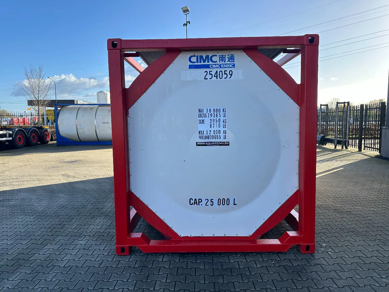 CIMC 20FT ISO, 25.080L / 1-COMP / 3 BAFFELS / T12 / 4 manholes / ADR valid until 12/2026 - Lagringstank: bild 5 CIMC 20FT ISO, 25.080L / 1-COMP / 3 BAFFELS / T12 / 4 manholes / ADR valid until 12/2026 - Lagringstank: bild 5