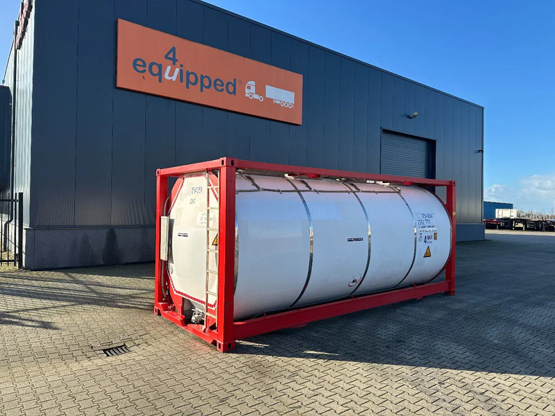 CIMC 20FT ISO, 25.080L / 1-COMP / 3 BAFFELS / T12 / 4 manholes / ADR valid until 12/2026 - Lagringstank: bild 1 CIMC 20FT ISO, 25.080L / 1-COMP / 3 BAFFELS / T12 / 4 manholes / ADR valid until 12/2026 - Lagringstank: bild 1