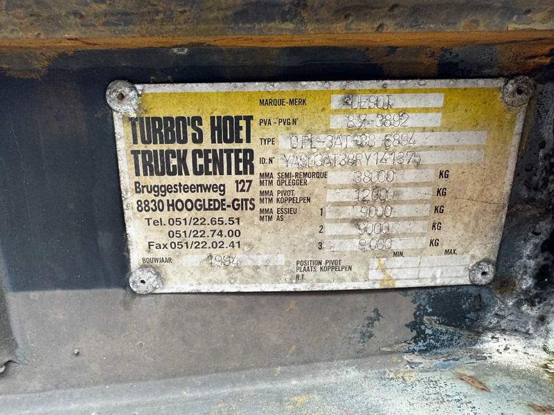 Containerbil/ Växelflak semitrailer DESOT 20FT/30FT ADR-Chassis, Liftachse, Heckbundig, 2x vorhanden: bild 20 Containerbil/ Växelflak semitrailer DESOT 20FT/30FT ADR-Chassis, Liftachse, Heckbundig, 2x vorhanden: bild 20