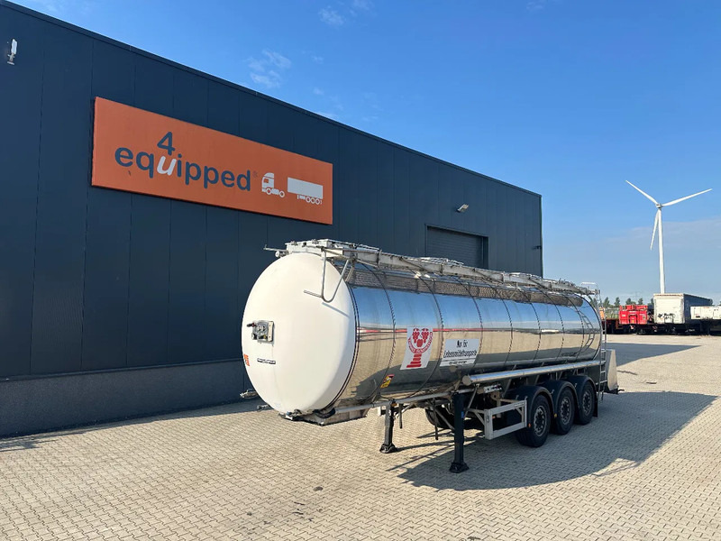 Feldbinder FOOD / LEVENSMIDDELEN / LEBENSMITTEL / 33.500L / 3-COMP / PUMP / NL-trailer / APK: 05-2026 - Tanktrailer: bild 1 Feldbinder FOOD / LEVENSMIDDELEN / LEBENSMITTEL / 33.500L / 3-COMP / PUMP / NL-trailer / APK: 05-2026 - Tanktrailer: bild 1