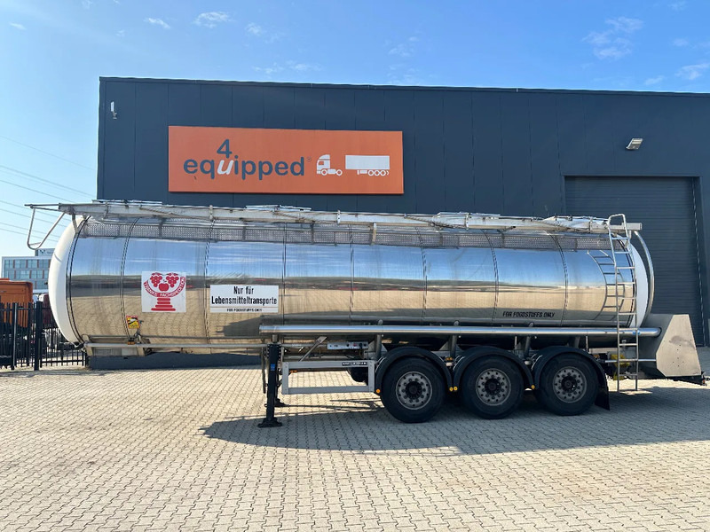 Feldbinder FOOD / LEVENSMIDDELEN / LEBENSMITTEL / 33.500L / 3-COMP / PUMP / NL-trailer / APK: 05-2026 - Tanktrailer: bild 2 Feldbinder FOOD / LEVENSMIDDELEN / LEBENSMITTEL / 33.500L / 3-COMP / PUMP / NL-trailer / APK: 05-2026 - Tanktrailer: bild 2