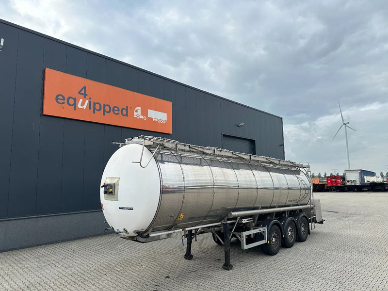 Feldbinder FOOD / LEVENSMIDDELEN / LEBENSMITTEL / 33.500L / 3-COMP / PUMP / NL-trailer / APK: 10-2026 - Tanktrailer: bild 1 Feldbinder FOOD / LEVENSMIDDELEN / LEBENSMITTEL / 33.500L / 3-COMP / PUMP / NL-trailer / APK: 10-2026 - Tanktrailer: bild 1