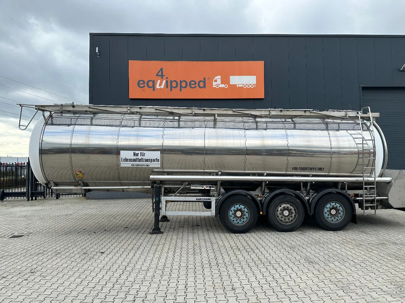 Feldbinder FOOD / LEVENSMIDDELEN / LEBENSMITTEL / 33.500L / 3-COMP / PUMP / NL-trailer / APK: 10-2026 - Tanktrailer: bild 2 Feldbinder FOOD / LEVENSMIDDELEN / LEBENSMITTEL / 33.500L / 3-COMP / PUMP / NL-trailer / APK: 10-2026 - Tanktrailer: bild 2