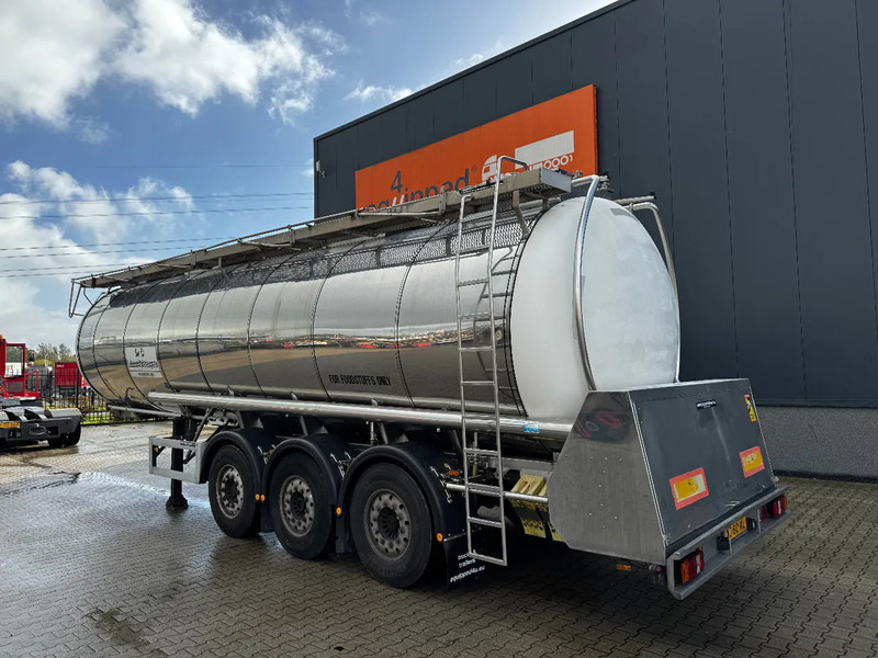 Feldbinder LEBENSMITTEL / LEVENSMIDDELEN FOOD / 33.500L / 3-COMP / PUMPE / INOX / NL-trailer / APK: 05-2026 - Tanktrailer: bild 4 Feldbinder LEBENSMITTEL / LEVENSMIDDELEN FOOD / 33.500L / 3-COMP / PUMPE / INOX / NL-trailer / APK: 05-2026 - Tanktrailer: bild 4