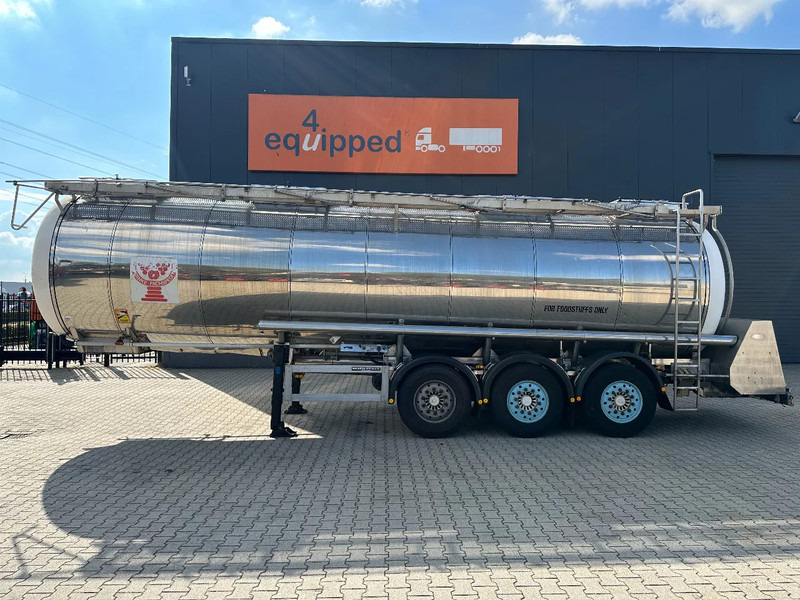 Feldbinder LEBENSMITTEL / LEVENSMIDDELEN FOOD / 33.500L / 3-COMP / PUMPE / NL-trailer / APK: 09-2026 - Tanktrailer: bild 2 Feldbinder LEBENSMITTEL / LEVENSMIDDELEN FOOD / 33.500L / 3-COMP / PUMPE / NL-trailer / APK: 09-2026 - Tanktrailer: bild 2