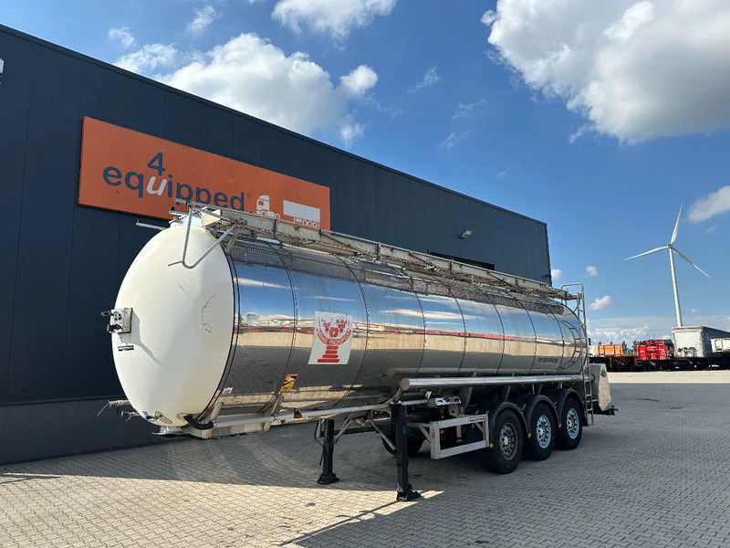 Feldbinder LEBENSMITTEL / LEVENSMIDDELEN FOOD / 33.500L / 3-COMP / PUMPE / NL-trailer / APK: 09-2026 - Tanktrailer: bild 1 Feldbinder LEBENSMITTEL / LEVENSMIDDELEN FOOD / 33.500L / 3-COMP / PUMPE / NL-trailer / APK: 09-2026 - Tanktrailer: bild 1