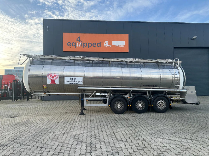 Feldbinder LEVENSMIDDELEN / FOOD / LEBENSMITTEL / 33.500L / 3-COMP / POMP / NL-trailer / APK: 08-2026, 10x beschikbaar - Tanktrailer: bild 2 Feldbinder LEVENSMIDDELEN / FOOD / LEBENSMITTEL / 33.500L / 3-COMP / POMP / NL-trailer / APK: 08-2026, 10x beschikbaar - Tanktrailer: bild 2