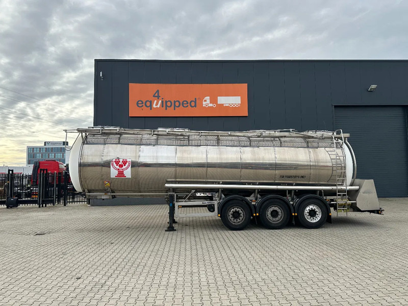 Feldbinder LEVENSMIDDELEN / FOOD / LEBENSMITTEL / 33.500L / 3-COMP / POMP / NL-trailer / APK: 09-2026, 10x beschikbaar - Tanktrailer: bild 3 Feldbinder LEVENSMIDDELEN / FOOD / LEBENSMITTEL / 33.500L / 3-COMP / POMP / NL-trailer / APK: 09-2026, 10x beschikbaar - Tanktrailer: bild 3
