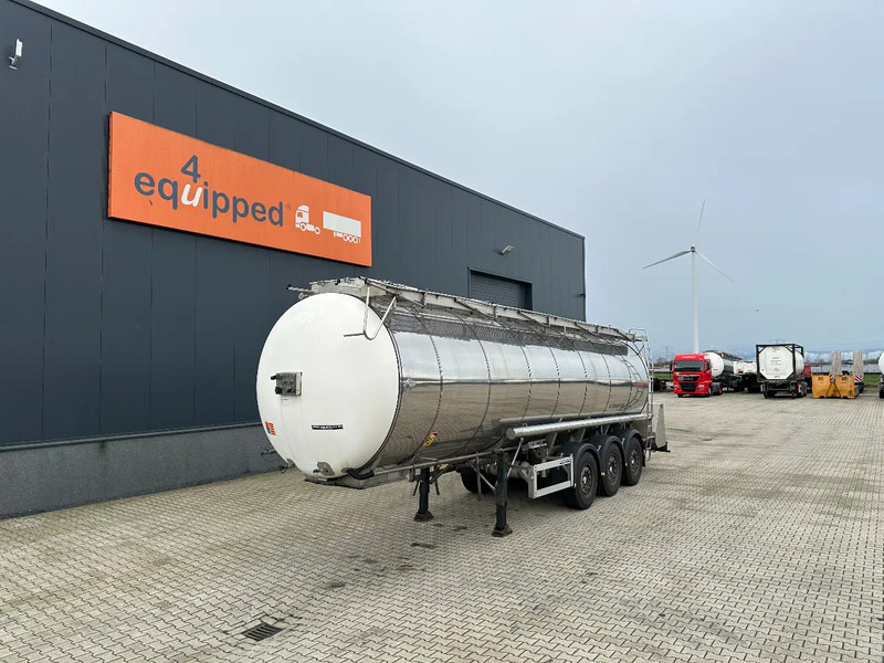 Feldbinder LEVENSMIDDELEN / FOOD / LEBENSMITTEL / 33.500L / 3-COMP / POMP / NL-trailer / APK: 12-2026, 10x beschikbaar - Tanktrailer: bild 1 Feldbinder LEVENSMIDDELEN / FOOD / LEBENSMITTEL / 33.500L / 3-COMP / POMP / NL-trailer / APK: 12-2026, 10x beschikbaar - Tanktrailer: bild 1