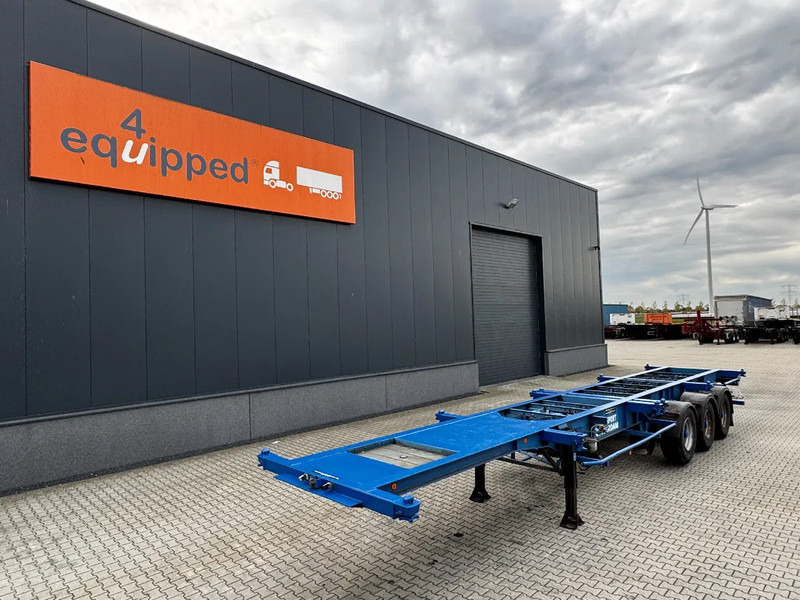 Groenewegen 40FT-chassis / liftaxle / drumbrakes / NL-Chassis - Containerbil/ Växelflak semitrailer: bild 1 Groenewegen 40FT-chassis / liftaxle / drumbrakes / NL-Chassis - Containerbil/ Växelflak semitrailer: bild 1