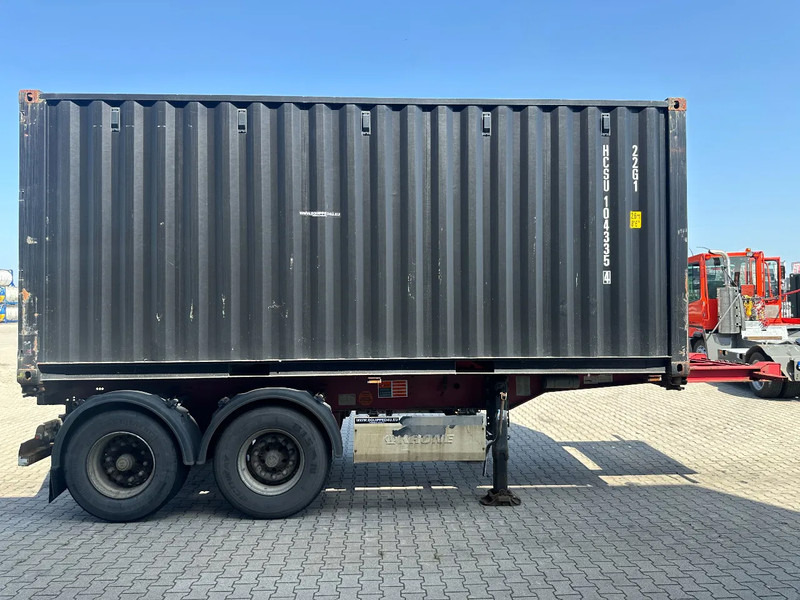 Krone 2-axle 20FT chassis + 20FT DV 8'6" container ONE-WAY - Containerbil/ Växelflak semitrailer: bild 3 Krone 2-axle 20FT chassis + 20FT DV 8'6" container ONE-WAY - Containerbil/ Växelflak semitrailer: bild 3
