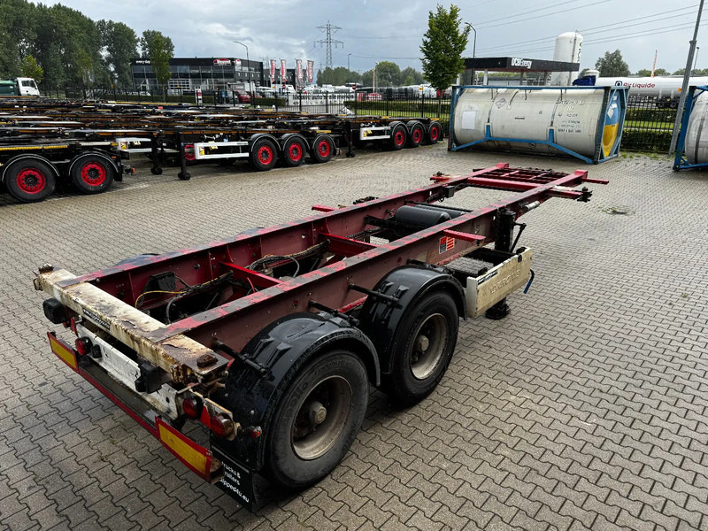 Krone 2-axle 20FT chassis, BPW + drumbrakes, airsuspension, empty weight: 3.180kg, 2x available - Containerbil/ Växelflak semitrailer: bild 3 Krone 2-axle 20FT chassis, BPW + drumbrakes, airsuspension, empty weight: 3.180kg, 2x available - Containerbil/ Växelflak semitrailer: bild 3