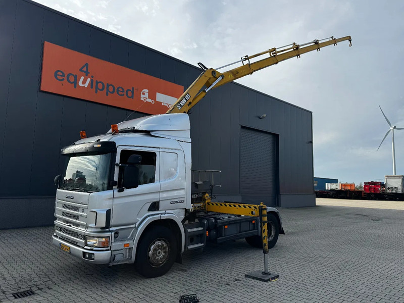 Scania P114-340 + HIAB 19-5 crane + remote / Euro-3 / 3 pedals / NL-truck / APK: 012-2025 - Kranbil: bild 2 Scania P114-340 + HIAB 19-5 crane + remote / Euro-3 / 3 pedals / NL-truck / APK: 012-2025 - Kranbil: bild 2