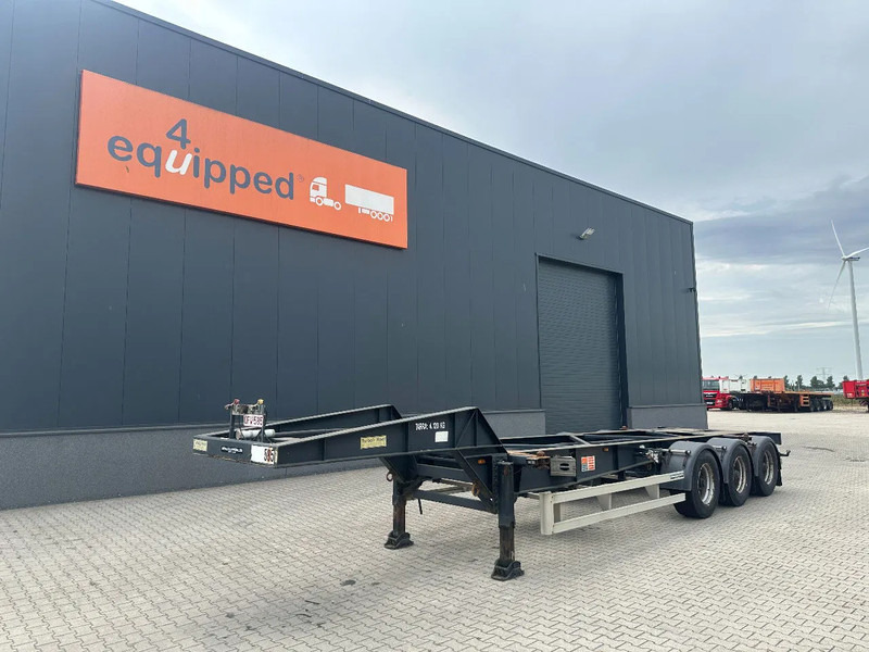 TURBOS HOET Turbo's Hoet 20FT High Cube GOOSENECK ADR CHASSIS / BPW + DISC / ADR (FL, AT, OX) / NL- trailer / APK / 2x available - Containerbil/ Växelflak semitrailer: bild 1 TURBOS HOET Turbo's Hoet 20FT High Cube GOOSENECK ADR CHASSIS / BPW + DISC / ADR (FL, AT, OX) / NL- trailer / APK / 2x available - Containerbil/ Växelflak semitrailer: bild 1