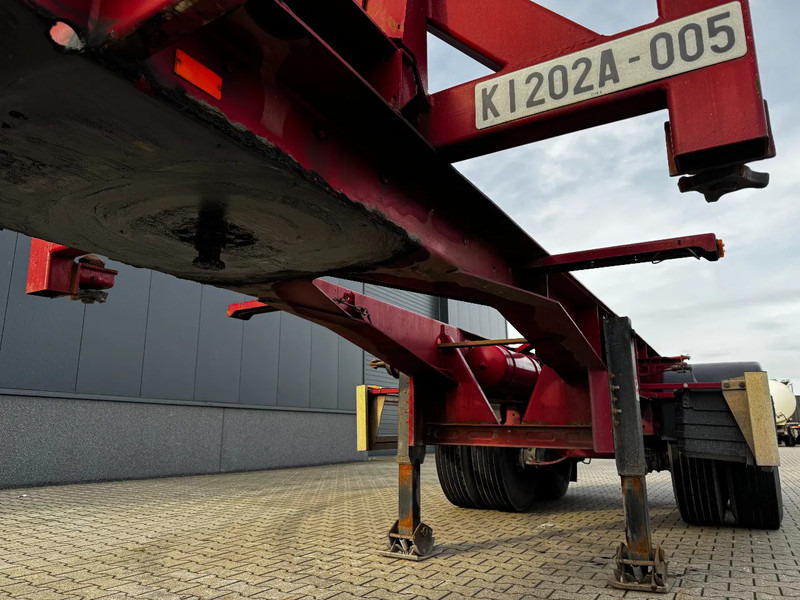 Containerbil/ Växelflak semitrailer Van Hool 2 AXLE 20FT TIPPING-CHASSIS / TWIN-TIRES / BPW + DISC / ALCOA: bild 14