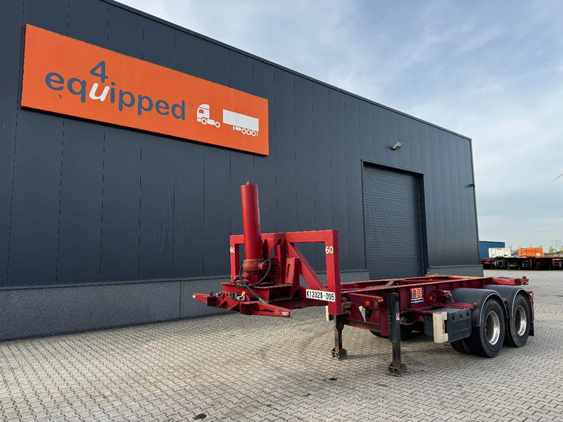 Van Hool 2 AXLE 20FT TIPPING-CHASSIS / TWIN-TIRES / BPW + DISC / ALCOA - Containerbil/ Växelflak semitrailer: bild 1 Van Hool 2 AXLE 20FT TIPPING-CHASSIS / TWIN-TIRES / BPW + DISC / ALCOA - Containerbil/ Växelflak semitrailer: bild 1