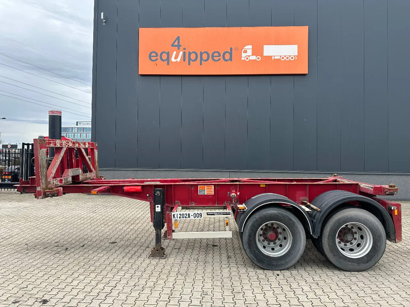 Van Hool 2 AXLE 20FT TIPPING-CHASSIS, TWIN-TIRES, BPW + DRUM, ALCOA - Containerbil/ Växelflak semitrailer: bild 2 Van Hool 2 AXLE 20FT TIPPING-CHASSIS, TWIN-TIRES, BPW + DRUM, ALCOA - Containerbil/ Växelflak semitrailer: bild 2