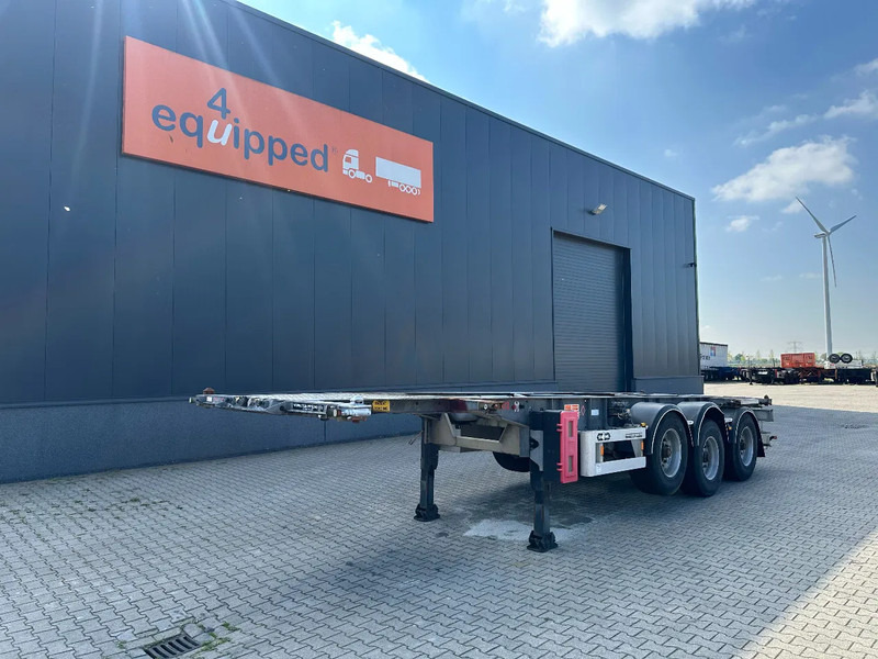 Van Hool 20FT/30FT, ADR (EX/II, EX/III, FL, OX, AT), BPW + drum, ALCOA, galvanized, liftaxle, NL-Chassis - Containerbil/ Växelflak semitrailer: bild 1 Van Hool 20FT/30FT, ADR (EX/II, EX/III, FL, OX, AT), BPW + drum, ALCOA, galvanized, liftaxle, NL-Chassis - Containerbil/ Växelflak semitrailer: bild 1