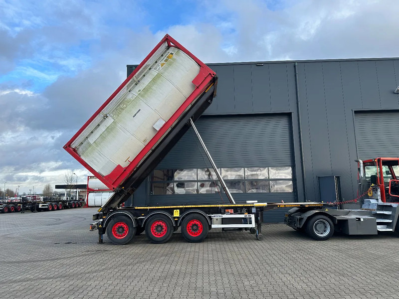 Van Hool 20FT, 66° Tipping-chassis, ADR (EX/II, EX/III, FL, AT), SAF, 2 liftaxles, 380V - Containerbil/ Växelflak semitrailer: bild 4 Van Hool 20FT, 66° Tipping-chassis, ADR (EX/II, EX/III, FL, AT), SAF, 2 liftaxles, 380V - Containerbil/ Växelflak semitrailer: bild 4