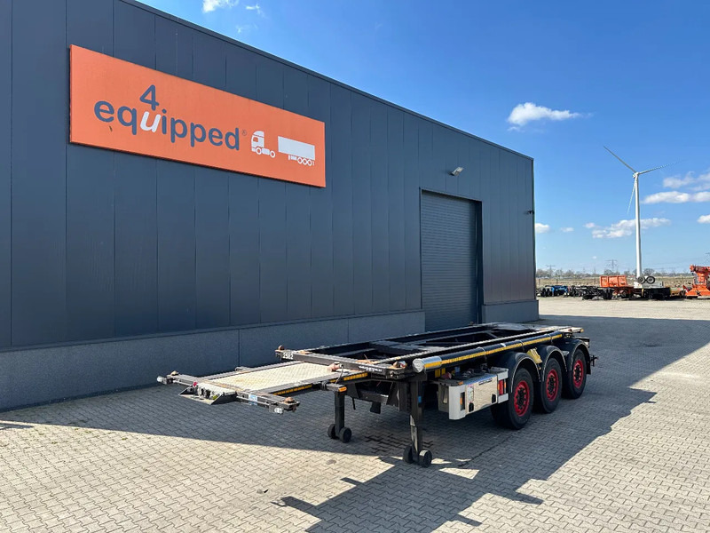 Van Hool 20FT, 66° Tipping-chassis, ADR (EX/II, EX/III, FL, OX, AT), SAF, 2 liftaxles, 380V - Containerbil/ Växelflak semitrailer: bild 2 Van Hool 20FT, 66° Tipping-chassis, ADR (EX/II, EX/III, FL, OX, AT), SAF, 2 liftaxles, 380V - Containerbil/ Växelflak semitrailer: bild 2