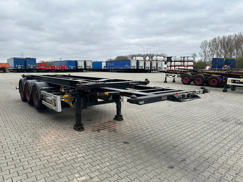 Van Hool 20FT Tipping-chassis, ADR (EX/II, EX/III, FL, AT, OX), SAF, 2 liftaxles - Containerbil/ Växelflak semitrailer: bild 5 Van Hool 20FT Tipping-chassis, ADR (EX/II, EX/III, FL, AT, OX), SAF, 2 liftaxles - Containerbil/ Växelflak semitrailer: bild 5