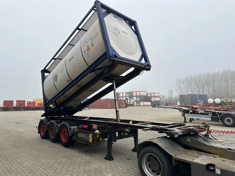 Van Hool 20FT Tipping-chassis, ADR (EX/II, EX/III, FL, AT), SAF, 2 liftaxles - Containerbil/ Växelflak semitrailer: bild 3 Van Hool 20FT Tipping-chassis, ADR (EX/II, EX/III, FL, AT), SAF, 2 liftaxles - Containerbil/ Växelflak semitrailer: bild 3