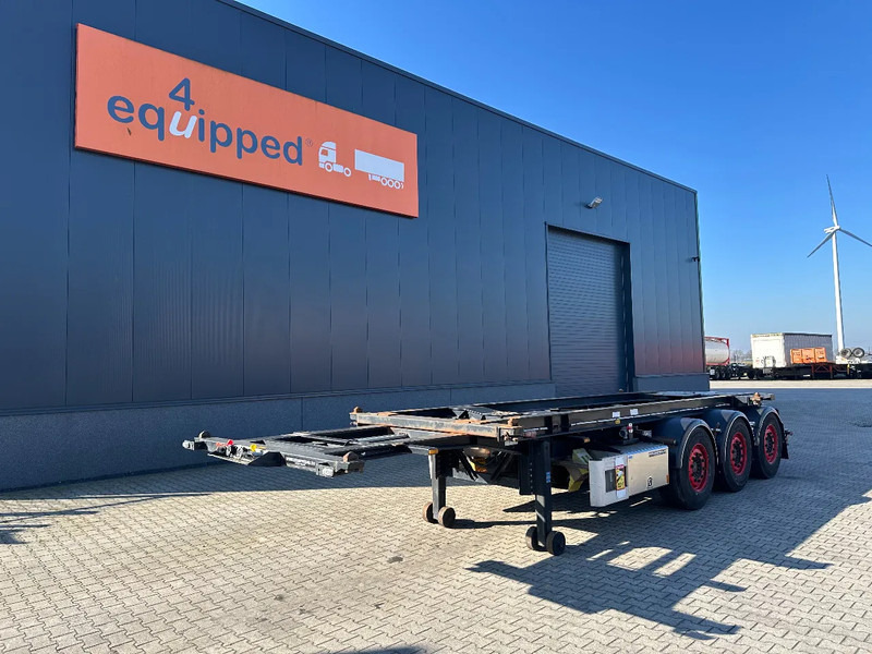 Van Hool 20FT Tipping-chassis, ADR (EX/II, EX/III, FL, AT), SAF, 2 liftaxles - Containerbil/ Växelflak semitrailer: bild 2 Van Hool 20FT Tipping-chassis, ADR (EX/II, EX/III, FL, AT), SAF, 2 liftaxles - Containerbil/ Växelflak semitrailer: bild 2
