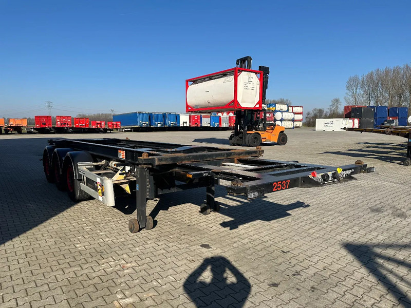 Containerbil/ Växelflak semitrailer Van Hool 20FT Tipping-chassis, ADR (EX/II, EX/III, FL, AT), SAF, 2 liftaxles: bild 9 Containerbil/ Växelflak semitrailer Van Hool 20FT Tipping-chassis, ADR (EX/II, EX/III, FL, AT), SAF, 2 liftaxles: bild 9