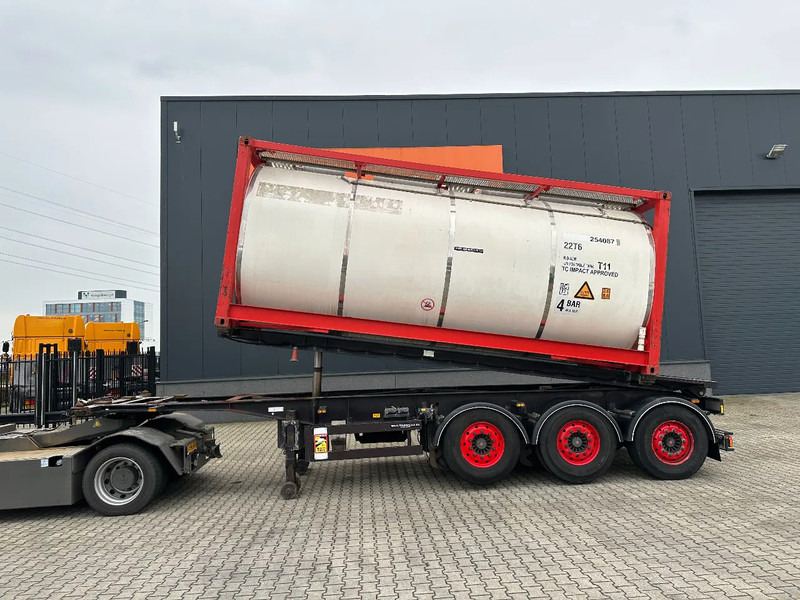 Van Hool 20FT Tipping-chassis, ADR (EX/II, EX/III, FL, AT), SAF + DISC, 2 liftaxles - Containerbil/ Växelflak semitrailer: bild 3 Van Hool 20FT Tipping-chassis, ADR (EX/II, EX/III, FL, AT), SAF + DISC, 2 liftaxles - Containerbil/ Växelflak semitrailer: bild 3