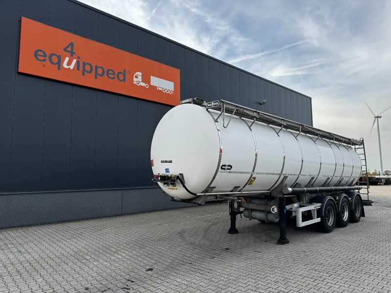 Van Hool LEVENSMIDDEL / RVS Rahmen / Leergewicht: 5.860kg / 29.500L / 1-Kammer+ 1 Schwallwand / Scheibebremse / NL / APK 03-2026 - Tanktrailer: bild 1 Van Hool LEVENSMIDDEL / RVS Rahmen / Leergewicht: 5.860kg / 29.500L / 1-Kammer+ 1 Schwallwand / Scheibebremse / NL / APK 03-2026 - Tanktrailer: bild 1