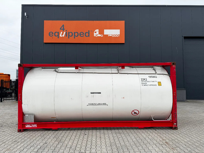 Welfit Oddy 20FT ISO, 24.990L / 1-COMP / 3 BAFFELS / T11 / 22K2 / 4 manholes / 5Y- + CSC-inspection valid until 04/2028 - Tankcontainer: bild 2 Welfit Oddy 20FT ISO, 24.990L / 1-COMP / 3 BAFFELS / T11 / 22K2 / 4 manholes / 5Y- + CSC-inspection valid until 04/2028 - Tankcontainer: bild 2