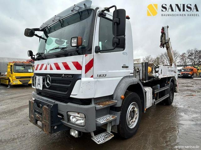 Mercedes-Benz Axor 1833 K/Blatt-Blatt/Tele. /Anbauplatte - Liftdumper lastbil: bild 1 Mercedes-Benz Axor 1833 K/Blatt-Blatt/Tele. /Anbauplatte - Liftdumper lastbil: bild 1