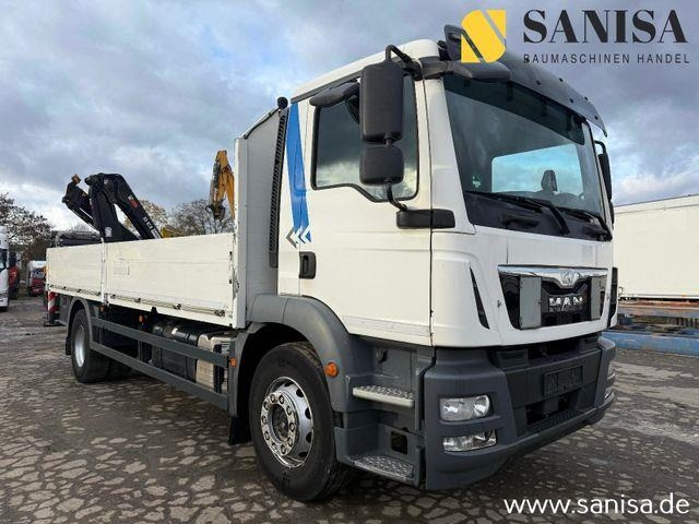 Mercedes-Benz TGM 18.340/Kran Hiab 099 E-2 HIDUO - Flakbil: bild 1 Mercedes-Benz TGM 18.340/Kran Hiab 099 E-2 HIDUO - Flakbil: bild 1
