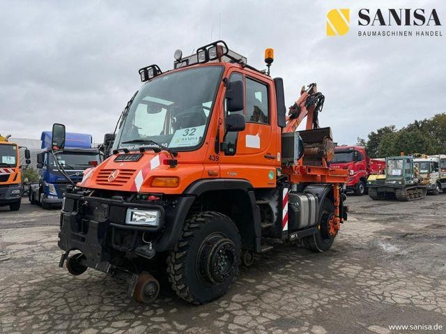 Unimog U400/ Zweiwege/ Rail/ Gleis/Mulag - Utility/ Specialfordon: bild 1 Unimog U400/ Zweiwege/ Rail/ Gleis/Mulag - Utility/ Specialfordon: bild 1