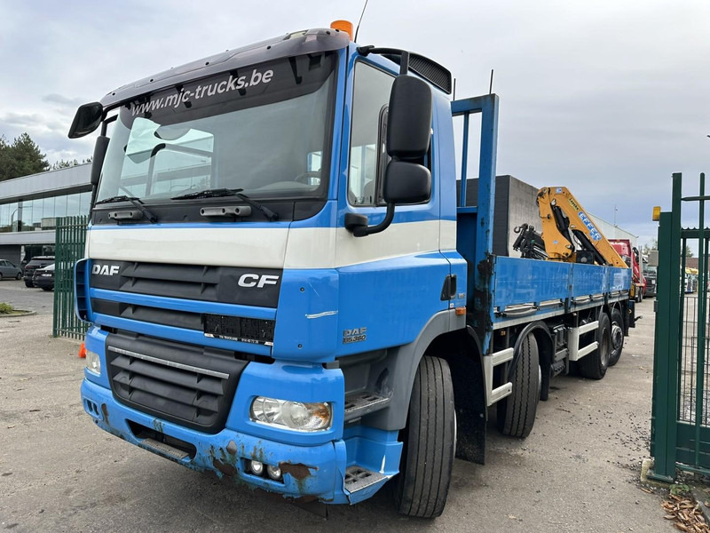 DAF CF 85.360 8x2 PRITSCHE 7m35 + KRAN EFFER 165-3S + RADIO - MANUAL GEARBOX ZF - EURO 5 - BE TRUCK - Flakbil, Kranbil: bild 4 DAF CF 85.360 8x2 PRITSCHE 7m35 + KRAN EFFER 165-3S + RADIO - MANUAL GEARBOX ZF - EURO 5 - BE TRUCK - Flakbil, Kranbil: bild 4