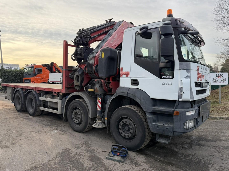 Iveco TRAKKER 410 8x4 + 32m! KRAN FASSI F800 6x + FLY-JIB 6x + WINCH - MANUAL ZF - CURSOR 13 - *183.000km* - BIG AXLES / HUB REDUCTION - BE TRUCK - Flakbil, Kranbil: bild 3 Iveco TRAKKER 410 8x4 + 32m! KRAN FASSI F800 6x + FLY-JIB 6x + WINCH - MANUAL ZF - CURSOR 13 - *183.000km* - BIG AXLES / HUB REDUCTION - BE TRUCK - Flakbil, Kranbil: bild 3