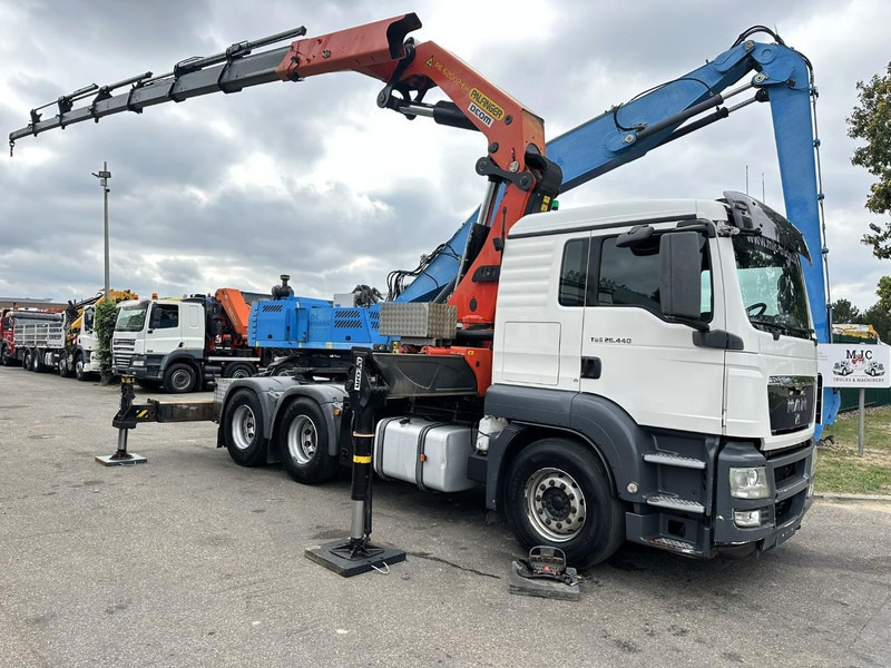 MAN TGS 26.440 6X4 + (22m) CRANE PALFINGER PK62002 E 6x H + 1ME - RETARDER - EURO 5 - BE TRUCK - Kranbil: bild 1 MAN TGS 26.440 6X4 + (22m) CRANE PALFINGER PK62002 E 6x H + 1ME - RETARDER - EURO 5 - BE TRUCK - Kranbil: bild 1