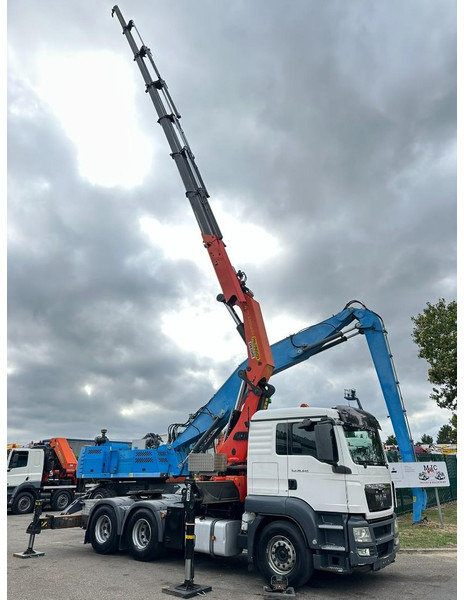 Kranbil MAN TGS 26.440 6X4 + (22m) CRANE PALFINGER PK62002 E 6x H + 1ME - RETARDER - EURO 5 - BE TRUCK: bild 10