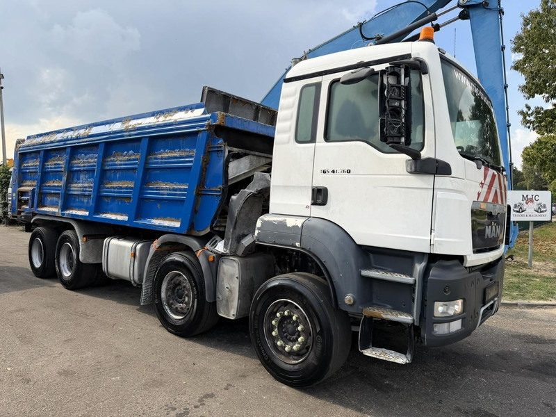 MAN TGS 41.360 8x4 - *EURO 3* TIPPER - FLIEGL PUSH TIPPER - BIG AXLES / HUB REDUCTION - STEEL SPRING - AS TRONIC AUTOMATIC - Tippbil lastbil: bild 1 MAN TGS 41.360 8x4 - *EURO 3* TIPPER - FLIEGL PUSH TIPPER - BIG AXLES / HUB REDUCTION - STEEL SPRING - AS TRONIC AUTOMATIC - Tippbil lastbil: bild 1