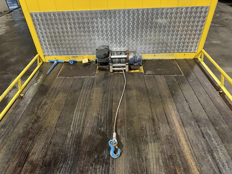 Biltransportbil lastbil Mercedes-Benz ACTROS 2745 6x2 OPRIJWAGEN / AUTOTRANSPORTER / MACHINE CARRIER - WINCH - 6m10 - EURO 5 - LIFT AXLE - HYDR RAMPS - NL TRUCK: bild 11