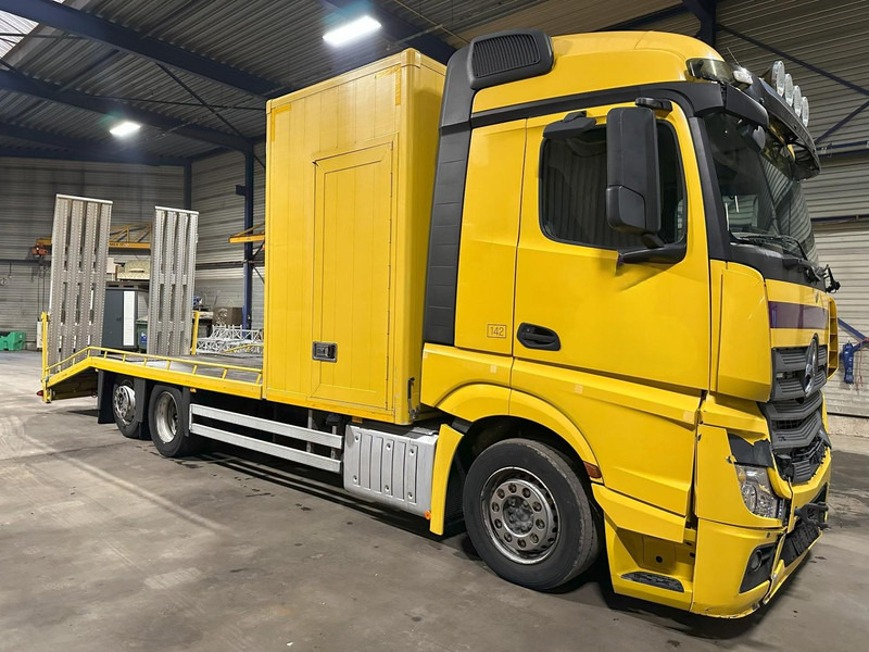 Mercedes-Benz ACTROS 2745 6x2 OPRIJWAGEN / AUTOTRANSPORTER / MACHINE TRANSPORTER - WINCH - 6m10 - EURO 5 - LIFT AXLE - HYDR RAMPS - NL TRUCK - Bärgningsbil: bild 1 Mercedes-Benz ACTROS 2745 6x2 OPRIJWAGEN / AUTOTRANSPORTER / MACHINE TRANSPORTER - WINCH - 6m10 - EURO 5 - LIFT AXLE - HYDR RAMPS - NL TRUCK - Bärgningsbil: bild 1