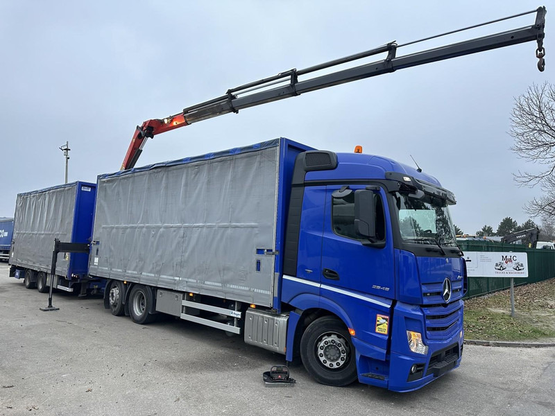 Mercedes-Benz Actros 2645 6x2 105m³ JUMBO + RETARDER + CRANE PALFINGER PK 19.001 SLD (4x) + RADIO - *FULL AIR* - FRIGO - EURO 6 - SAF AXLES - BELGIAN TRUCK - Kranbil: bild 1 Mercedes-Benz Actros 2645 6x2 105m³ JUMBO + RETARDER + CRANE PALFINGER PK 19.001 SLD (4x) + RADIO - *FULL AIR* - FRIGO - EURO 6 - SAF AXLES - BELGIAN TRUCK - Kranbil: bild 1