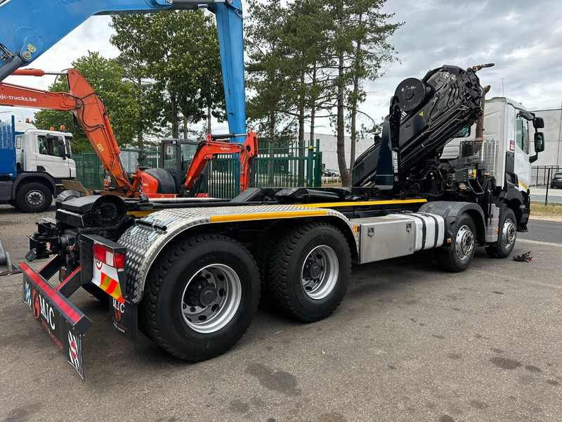 Renault C460 8x4 HOOKLIFT + (19m!) CRANE HIAB 288 E-6 HIDUO - RADIO - 5/6 F - STEEL SPRING / HUB REDUCTION - BE TRUCK - Lastväxlare lastbil, Kranbil: bild 5 Renault C460 8x4 HOOKLIFT + (19m!) CRANE HIAB 288 E-6 HIDUO - RADIO - 5/6 F - STEEL SPRING / HUB REDUCTION - BE TRUCK - Lastväxlare lastbil, Kranbil: bild 5